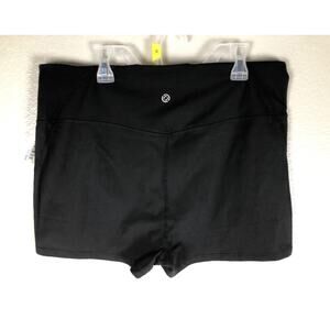 Core 10 Women's Spectrum High-Waist Booty Yoga Shorts Black 2-1/2” Inseam Sz XL